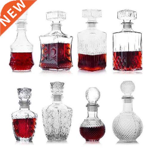 Crystal Glass Wine Bottle Wine Bottle Wine Decanter Square