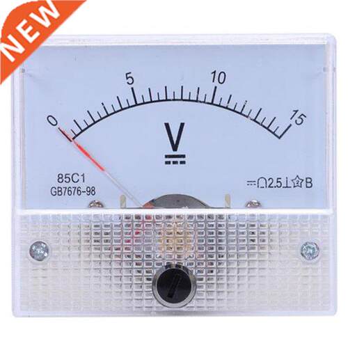 Pointer Type DC Voltmeter, 85C1 DC 0-15V Mechanical Analog V
