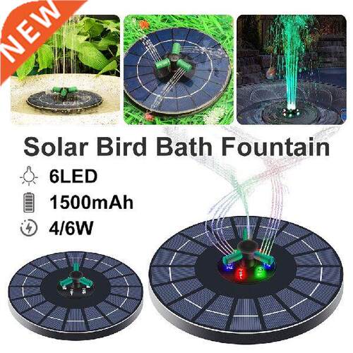 Solar Water Fountain Garden Waterfall Fountain Pool Pond