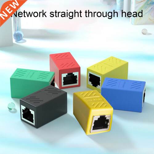 Network Connector Dual Ports Plug Play Gold-plated Female to