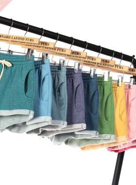 Booty Woman Shorts Summer Black Plus Size Short Femme Sport