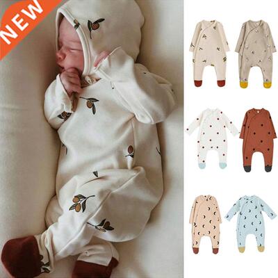 0-24M Newborn Kid Baby Boy Girls Clothes Autumn Spring Print