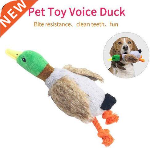 Newest Cute Plush Duck Sound Toy Stuffed Squeaky Animal