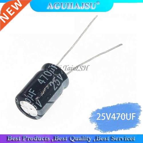 20PCS Higt quality 25V470UF 8*12mm 470UF 25V 8*12 Electryt