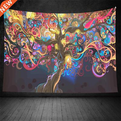 Wall Tapestry Astract Patterns Print  Cloth