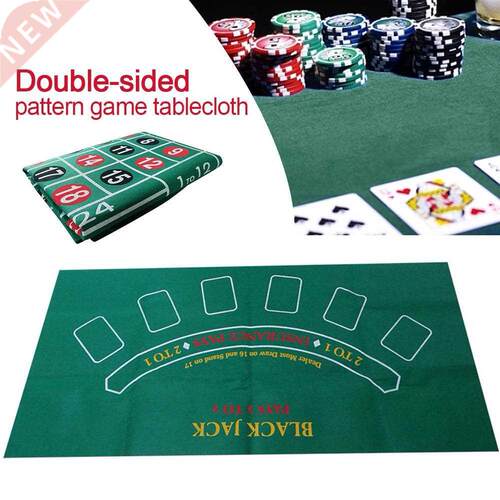Game Tablecloth Double-sided Cards Game Table Felt