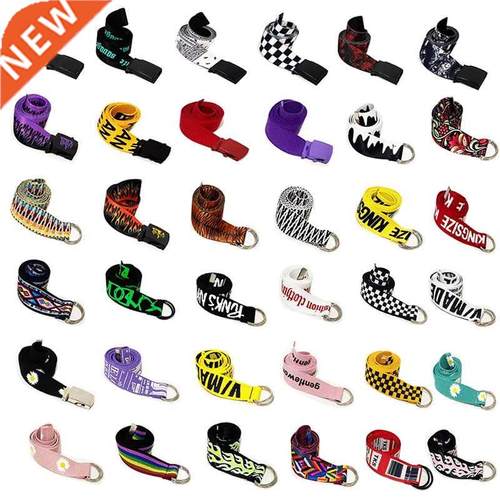 60 Styles Fashion Nylon Belt For Women Men Punk Letter Wais