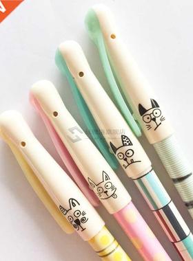 2X Kawaii Little Cat Erasable Gel Pen Rollerball Pen School