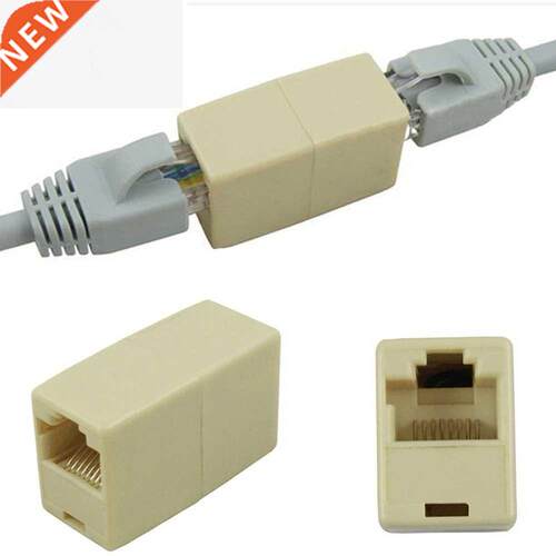 10Pcs Network Ethernet Dual Straight Head Lan Cable Joiner C