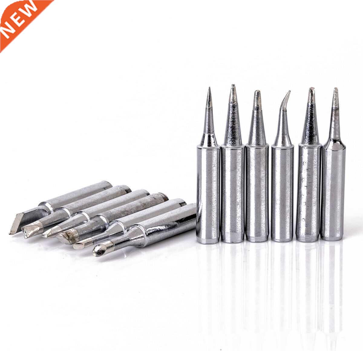 12Pcs 900M-T Soldering Iron Tips 1C/2C/3C/4C/I/B/K/IS/1.2D/1