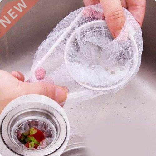 0/100 Pcs Kitchen Anti-Clogging Sink Filter Washing Dishes