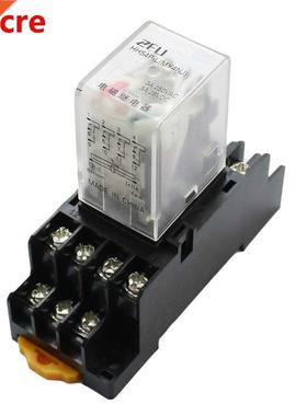 1set High quality ZFU HH54P MY4NJ plug-in relay PYF14A 12v 2