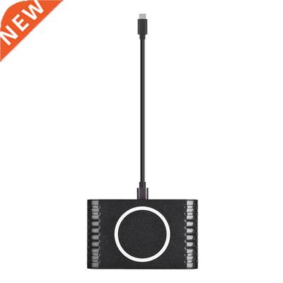 USB C HUB Type-C Docking Station Wireless Charger USB .0+4K