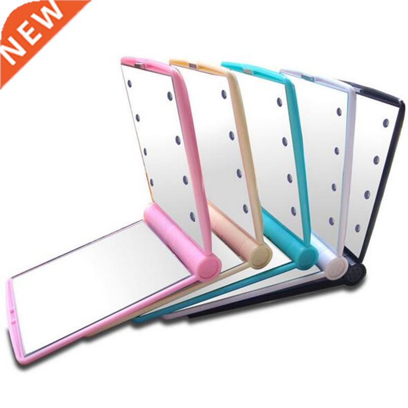 1pcs 8 LED Lghts Lamps Women Foldable Makeup Mrrors Lady C