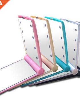 1pcs 8 LED Lghts Lamps Women Foldable Makeup Mrrors Lady C