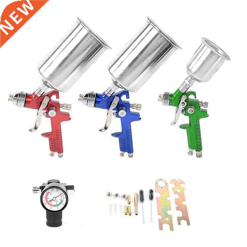 pcs HVLP Mini Spray Paint Gun Kit Auto Air Sprayer Gravity