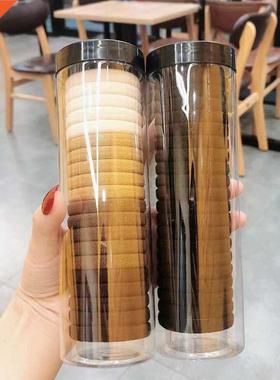 1 Set Women Basic Elastic Hair Bands Scrunchie tail Holder H