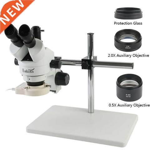 7X-45X Simul-focal Trinocular Stereo Microscope Industrial M