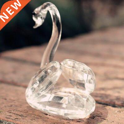 Romantic Cle tificial Crystal Swan Rhinestone Swan