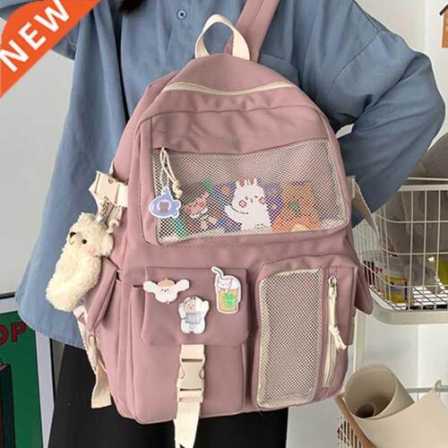 JOYPESSIE Kawaii Nylon Women Backpack Fashion Waterproof Ruc