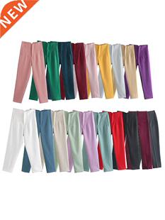 Nlzgmsj ZBZA Pant Women High Waisted Pants Women Office Beig