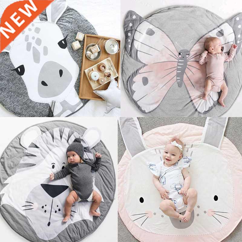 Cartoon Animals Baby Play Mats Pad Toddler Kids Crawling Bla