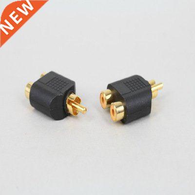 RCA jack Y Splitter AV Audio Video Plug Adapter 1 Male to 2
