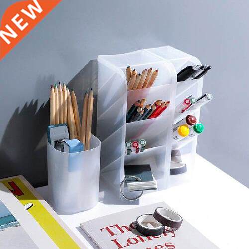 Make Up Cosmetic Holder 4 Grid Desktop Storage Box Desk Pen