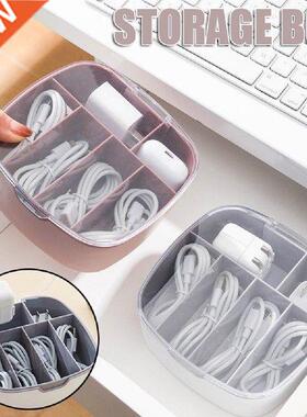 Large Capacity Storage Box Multi Compartment Data Cable