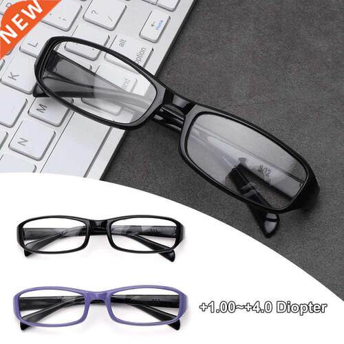 1Pc +1.00~+4.0 Diopter Lightweight Reading Glasses Vision Ca