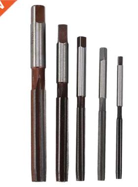 5Pcs Flutes Hand Reamers Set H8 Chucking Straight Shank