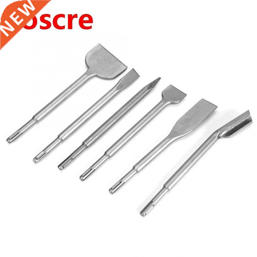 6pcs Hammer SDS Plus Drill Chisel Set Concrete Wall Drillin