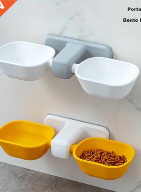 Pet Cat Dog Bowl Adjustable Height Double Bowl Food Water