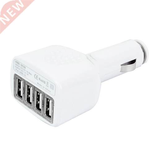 4 Port 5V 2.1A USB DC Car Charger Adapter For iPho5 4 4S iPa