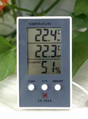 Digital LCD Indoor Outdoor Thermometer Hygrometer Baby Face