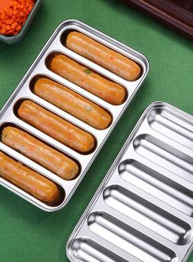 6 Holes Stainless Steel Sausage old Handade Ha Hot Dog