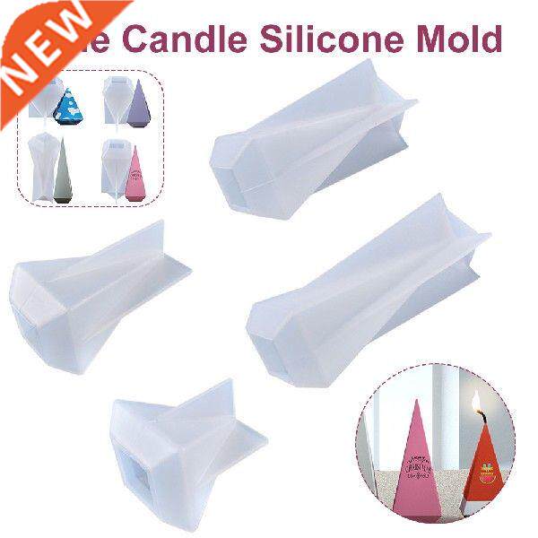 1PC Pentagon Hexagonal Candle Silicone Mold Crystal Resin