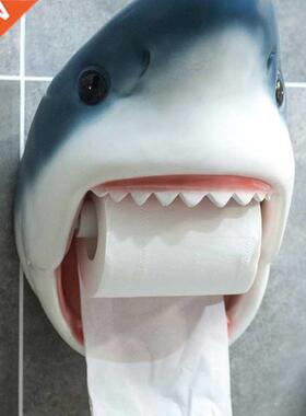 Shark Roll Holders Resin Dolphin Paper Towel Dispenser