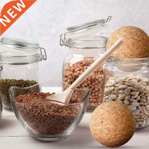 2Pcs Wine Stopper Cork High Density Wooden Decanter Top