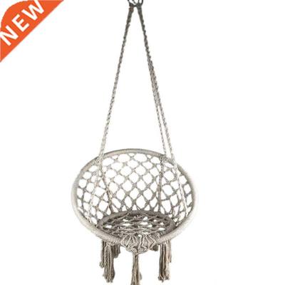 Indoor Outdoor Hammock Chair Macrame Swing,Cotton Rope