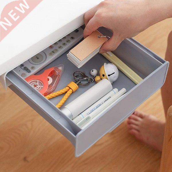 2021 New Under Drawer Box Hidden Table Under Paste Plastic