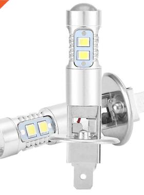 2Pcs 100W H1 LED H3 LED Headlight Bulbs 6000K Super Bright C