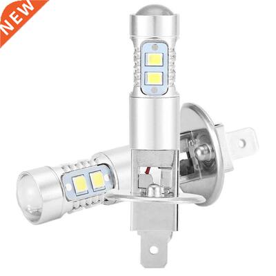 2Pcs 100W H1 LED H3 LED Headlight Bulbs 6000K Super Bright C
