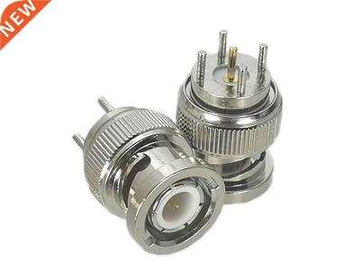 1Pcs Connector BNC Male plug Solder PCB Mount RF Adapter Coa