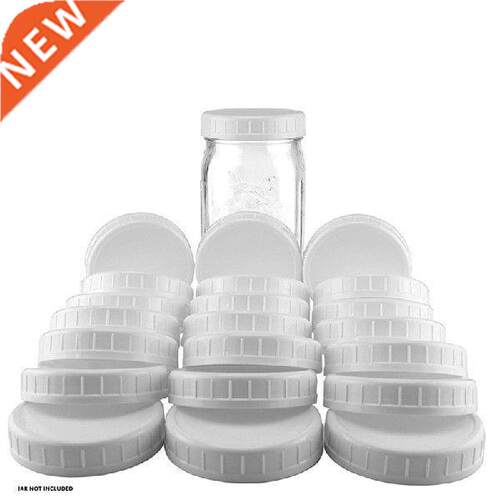 10 Pcs Mason Jar Lids Unlined Ried Plastic Cup Lid For