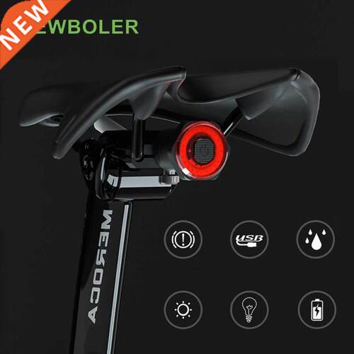 NEWBOLER-Luz LED trasera para bicicleta de monta?a, faro de