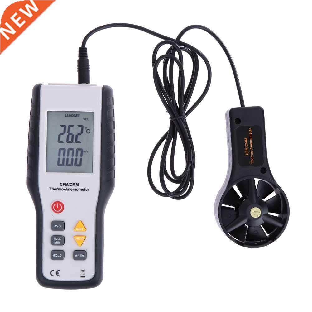 CFM/M Anemometer Thermometer Air Velocity Flow Temperature