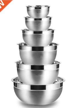 Stainless steel mixing bowl non-slip nesting mixing bowl