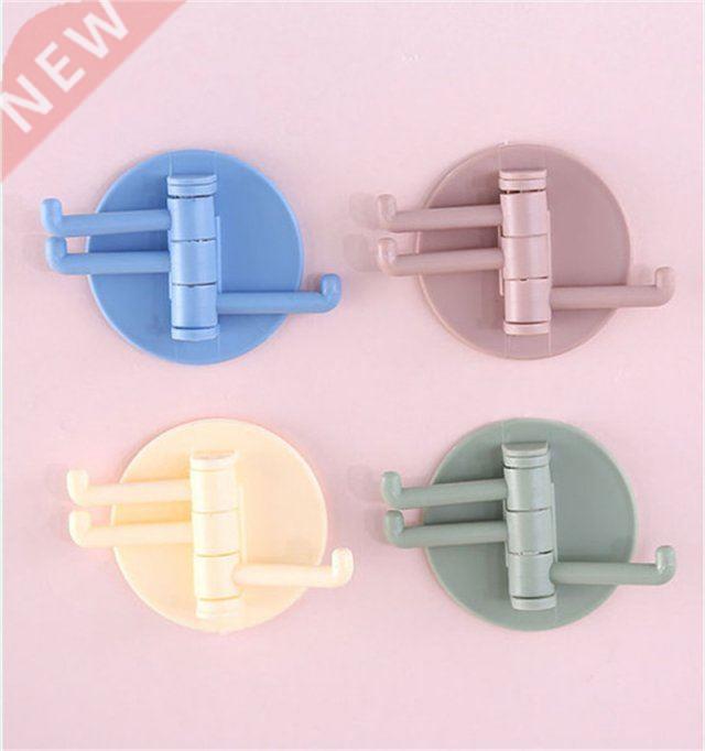 3 Hooks In 1 Multi-Purpose Plastic Strong Paste Stickers Str