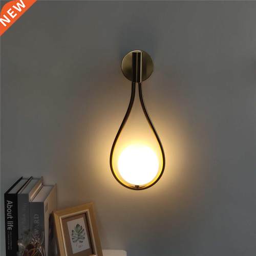 Nordic personality creative living room metal wall lamp fash